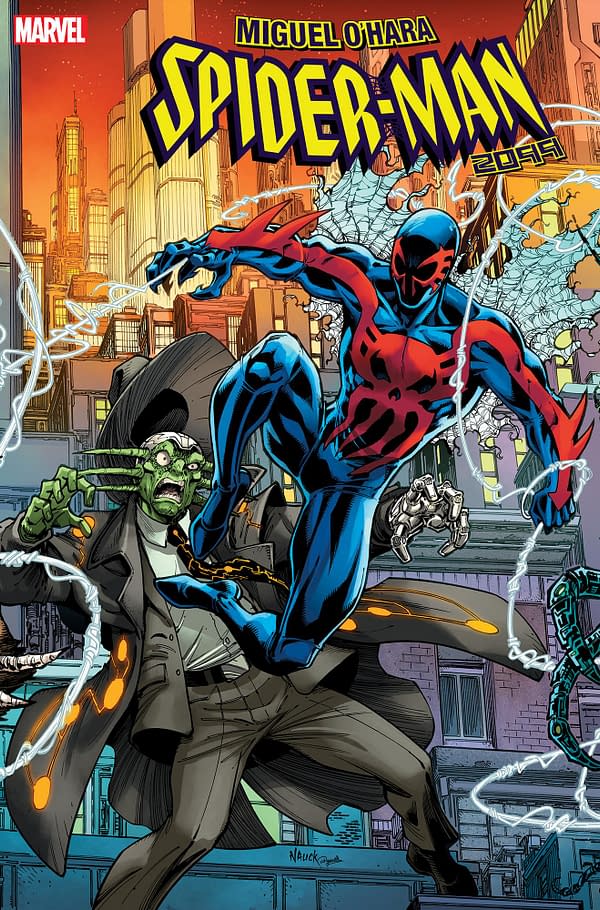 Cover image for MIGUEL O'HARA - SPIDER-MAN: 2099 4 TODD NAUCK CONNECTING VARIANT