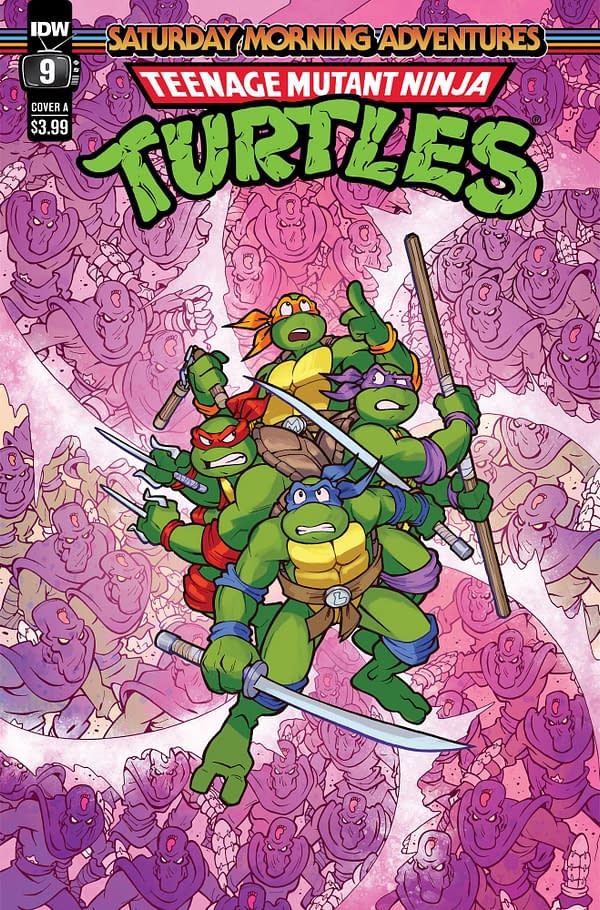 Cover image for TMNT: SATURDAY MORNING ADVENTURES CONTINUED #9 JACK LAWRENCE COVER