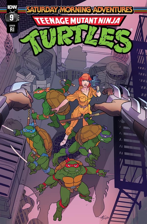 Cover image for Teenage Mutant Ninja Turtles: Saturday Morning Adventures #9 Variant RI (10) (Levins)