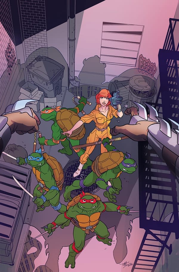 Cover image for Teenage Mutant Ninja Turtles: Saturday Morning Adventures #9 Variant RI (25) (Levins)