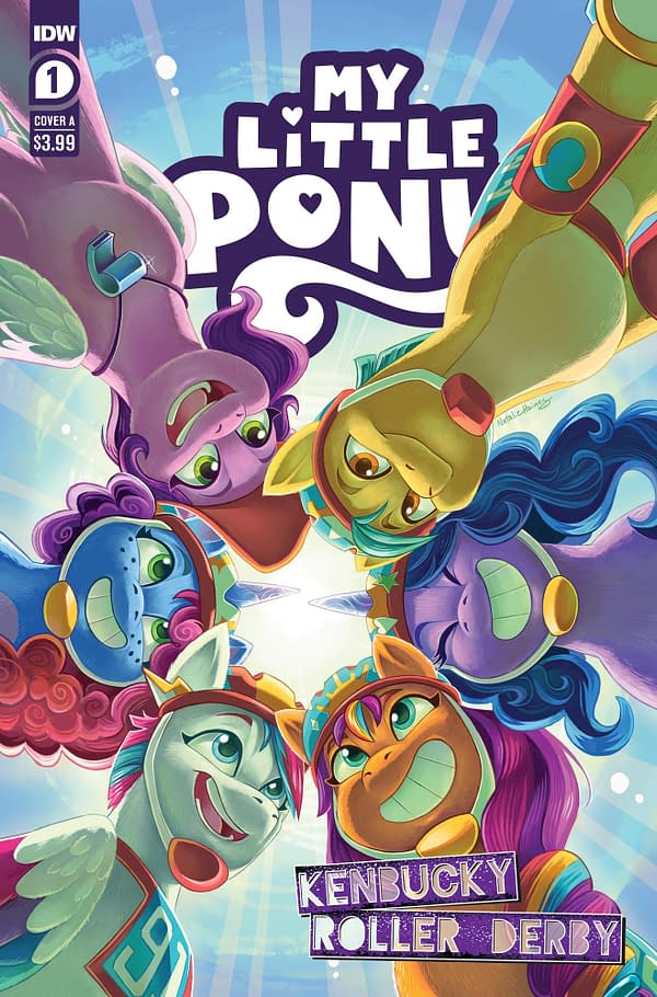 Cover image for MY LITTLE PONY: KENBUCKY ROLLER DERBY #1 NATALIE HAINES COVER