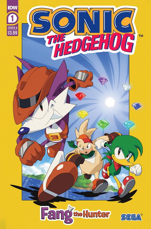 Cover image for SONIC THE HEDGEHOG: FANG THE HUNTER #1 AARON HAMMERSTROM COVER