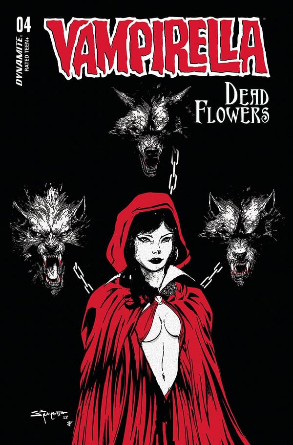 Cover image for VAMPIRELLA DEAD FLOWERS #4 CVR D FRAZETTA & FREEMAN