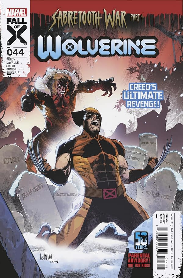 Cover image for WOLVERINE #44 LEINIL YU COVER