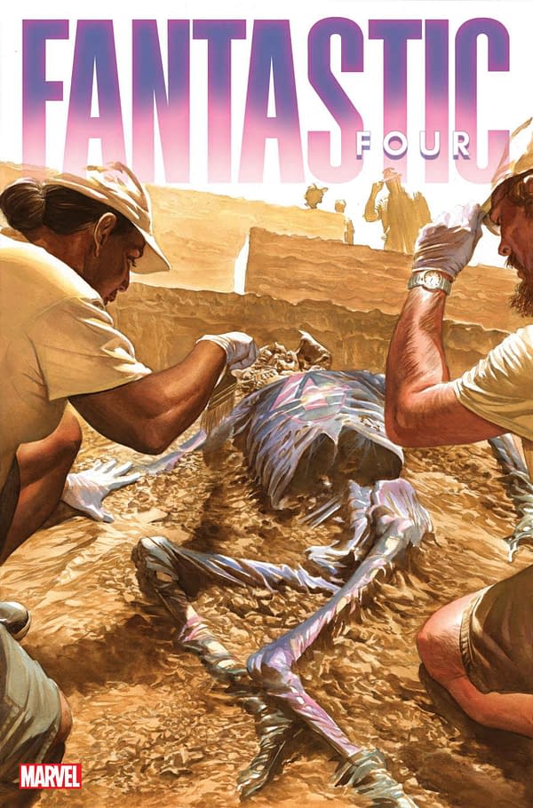 Cover image for FANTASTIC FOUR #17 ALEX ROSS COVER