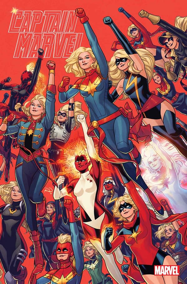 Cover image for CAPTAIN MARVEL 5 RUSSELL DAUTERMAN VARIANT