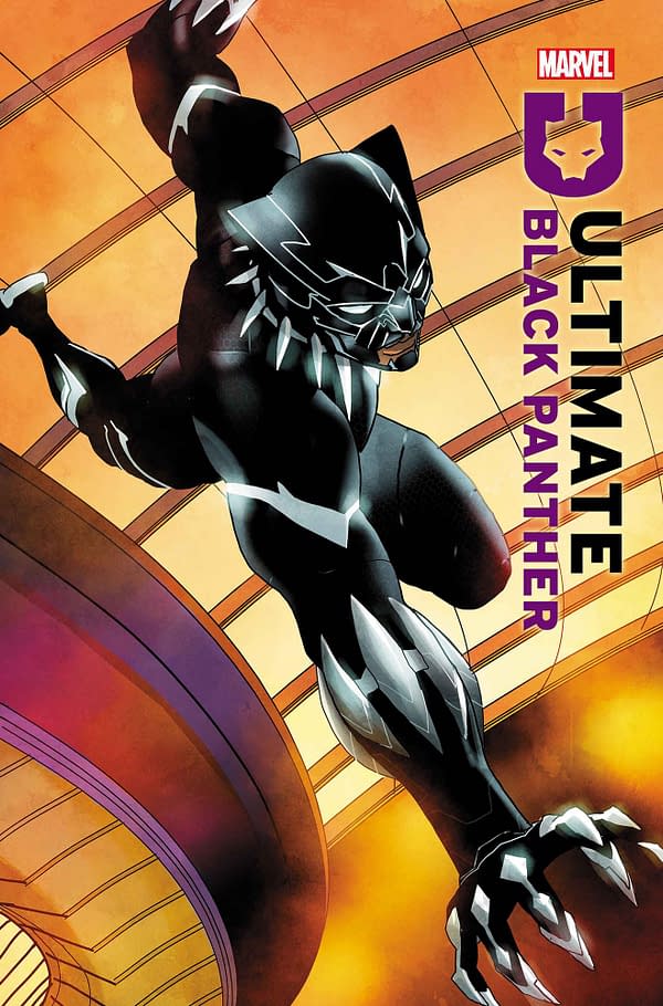 Cover image for ULTIMATE BLACK PANTHER 1 TRAVEL FOREMAN VARIANT