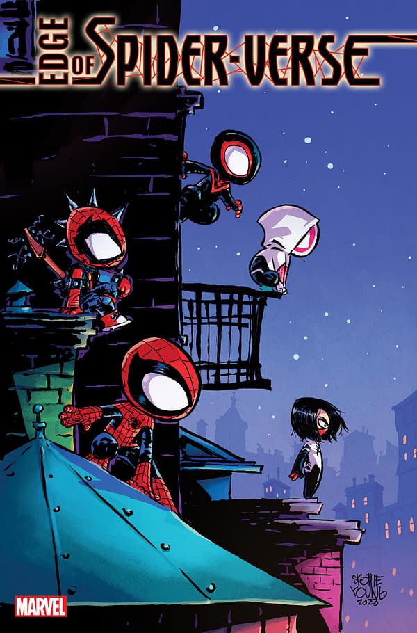 Cover image for EDGE OF SPIDER-VERSE 1 SKOTTIE YOUNG VARIANT