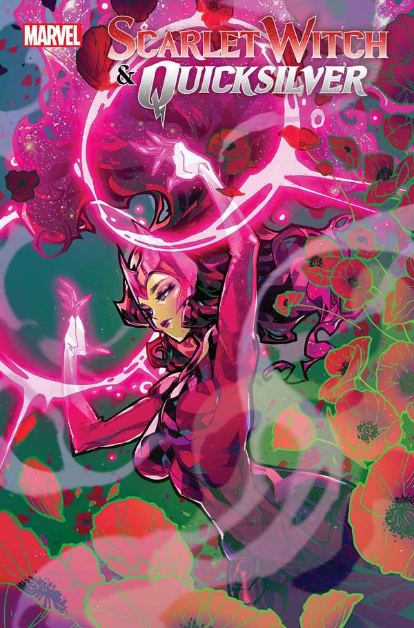 Cover image for SCARLET WITCH & QUICKSILVER 1 ROSE BESCH VARIANT