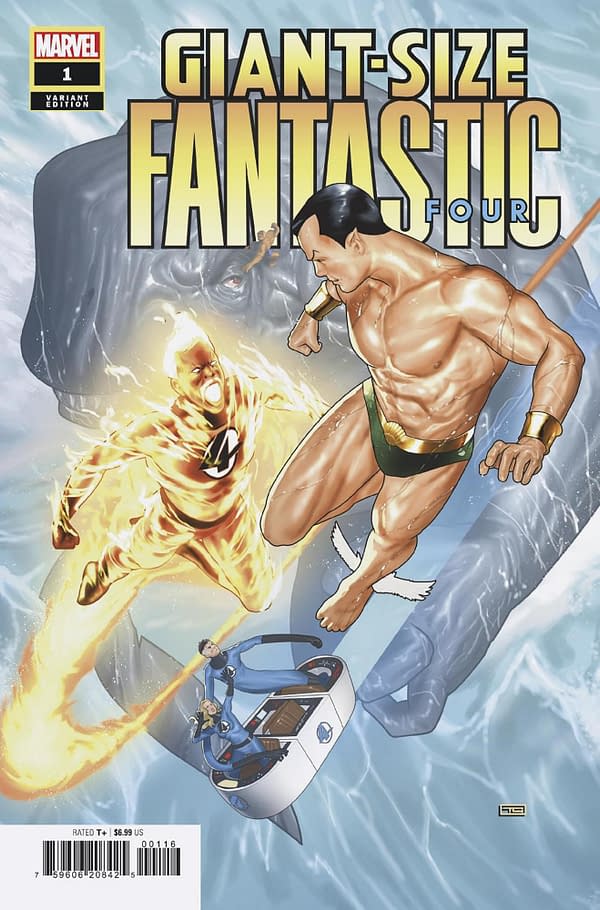 Cover image for GIANT-SIZE FANTASTIC FOUR 1 TAURIN CLARKE VARIANT