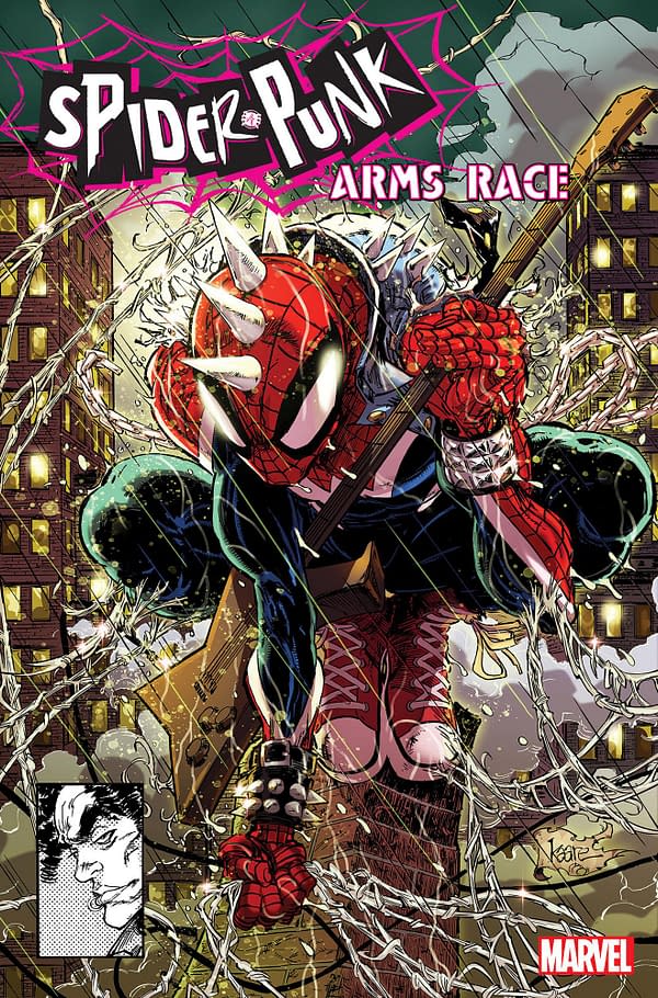 Cover image for SPIDER-PUNK: ARMS RACE 1 KAARE ANDREWS VARIANT