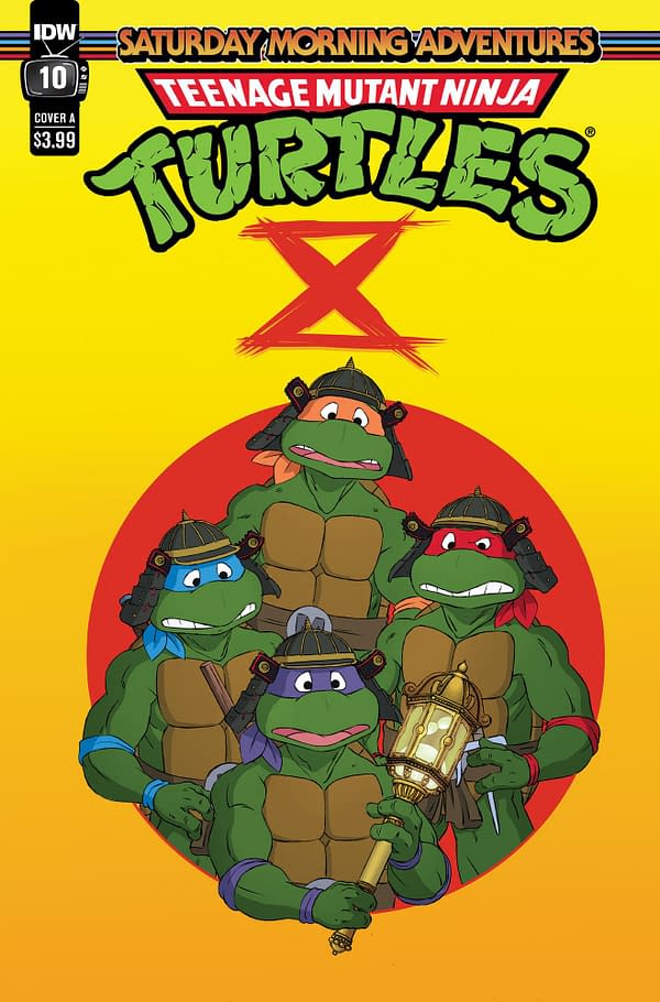Cover image for TMNT SATURDAY MORNING ADVENTURES CONTINUED #10 DAN SCHOENING COVER