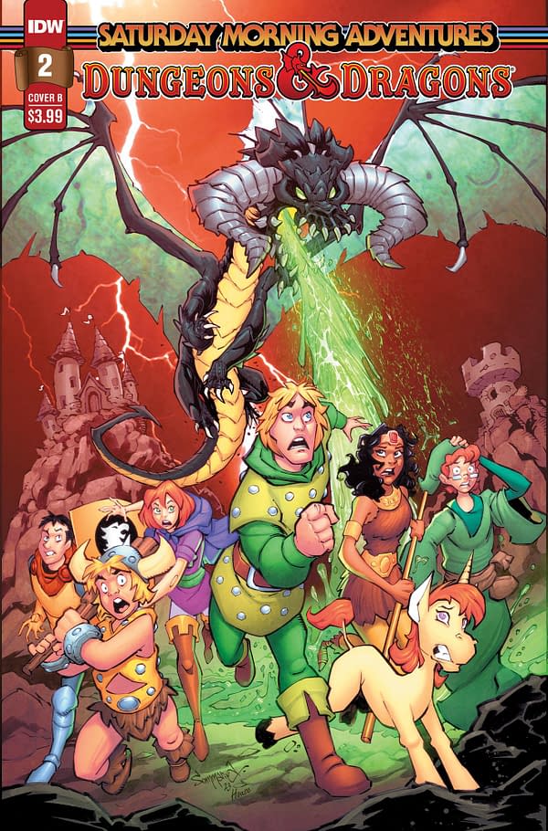 Cover image for Dungeons & Dragons: Saturday Morning Adventures II #2 Variant B (Sommariva)