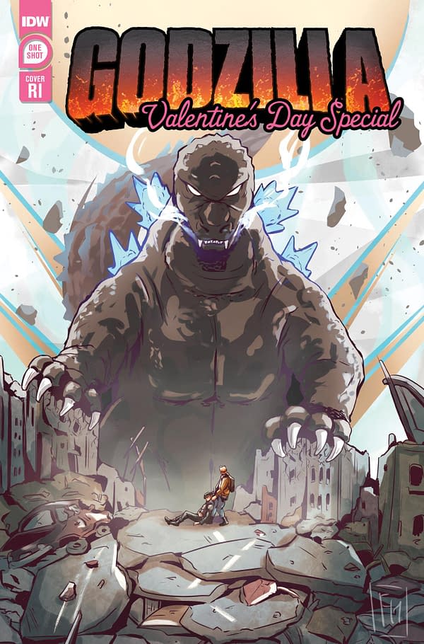 Cover image for Godzilla: Valentine's Day Special Variant RI (10) (Hound)