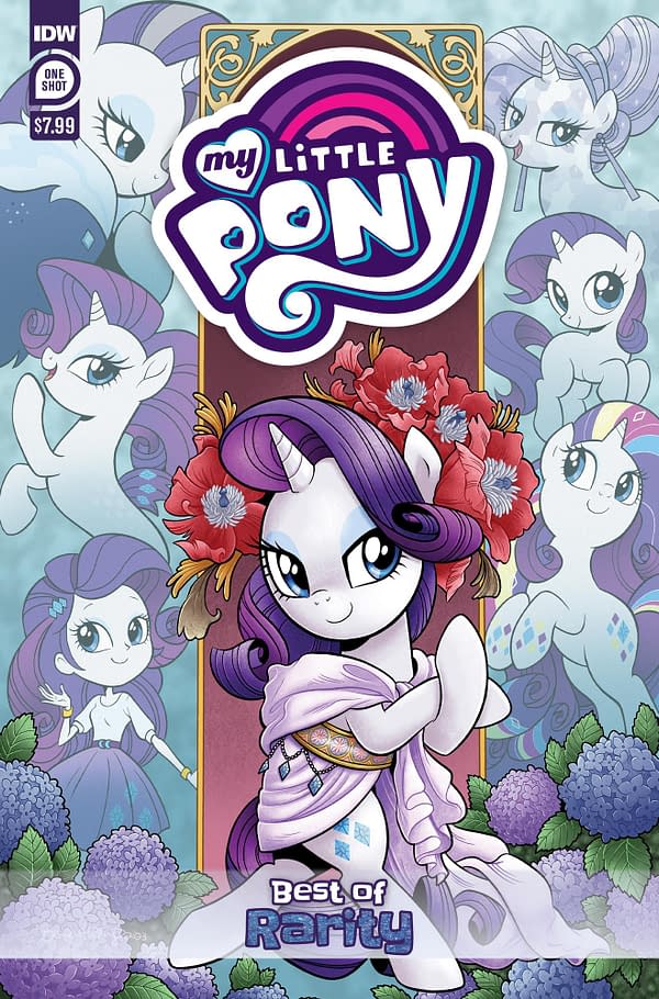 Cover image for MY LITTLE PONY: BEST OF RARITY #1 BRENDA HICKEY COVER