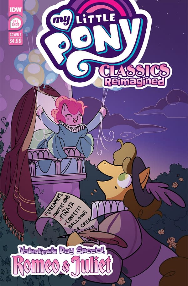 Cover image for MY LITTLE PONY CLASSICS REIMAGINED ROMEO AND JULIET #1 JENNA AYOUB COVER