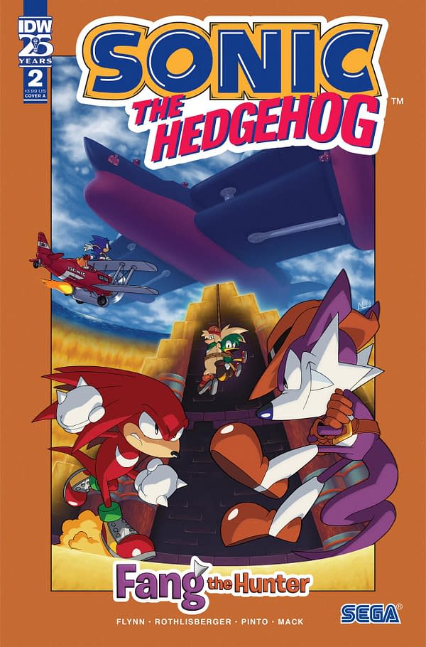 Cover image for SONIC THE HEDGEHOG: FANG HUNTER #2 AARON HAMMERSTROM COVER