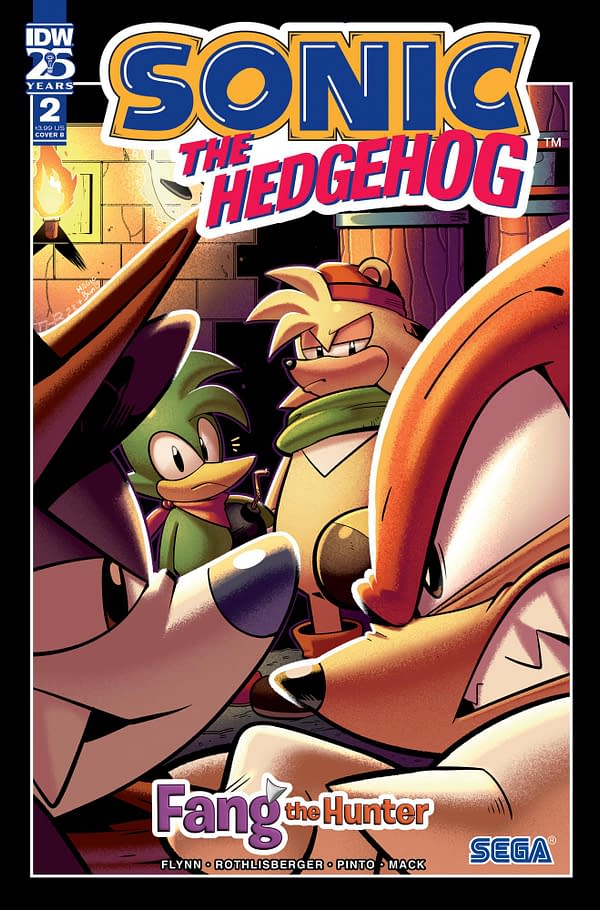 Cover image for Sonic the Hedgehog: Fang the Hunter #2 Variant B (Rothlisberger)