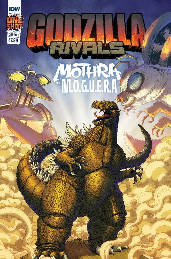 Cover image for Godzilla Rivals: Mothra Vs. M.O.G.U.E.R.A. Variant B (Vasquez)