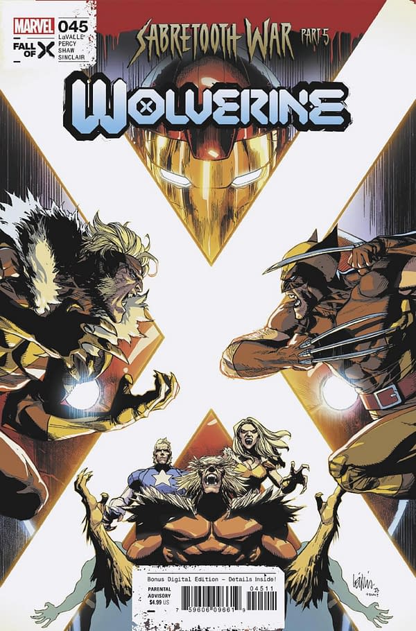 Cover image for WOLVERINE #45 LEINIL YU COVER