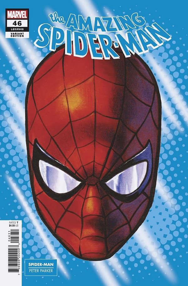 Cover image for AMAZING SPIDER-MAN #46 MARK BROOKS HEADSHOT VARIANT