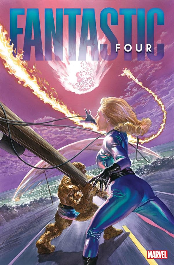 Cover image for FANTASTIC FOUR #18 ALEX ROSS COVER