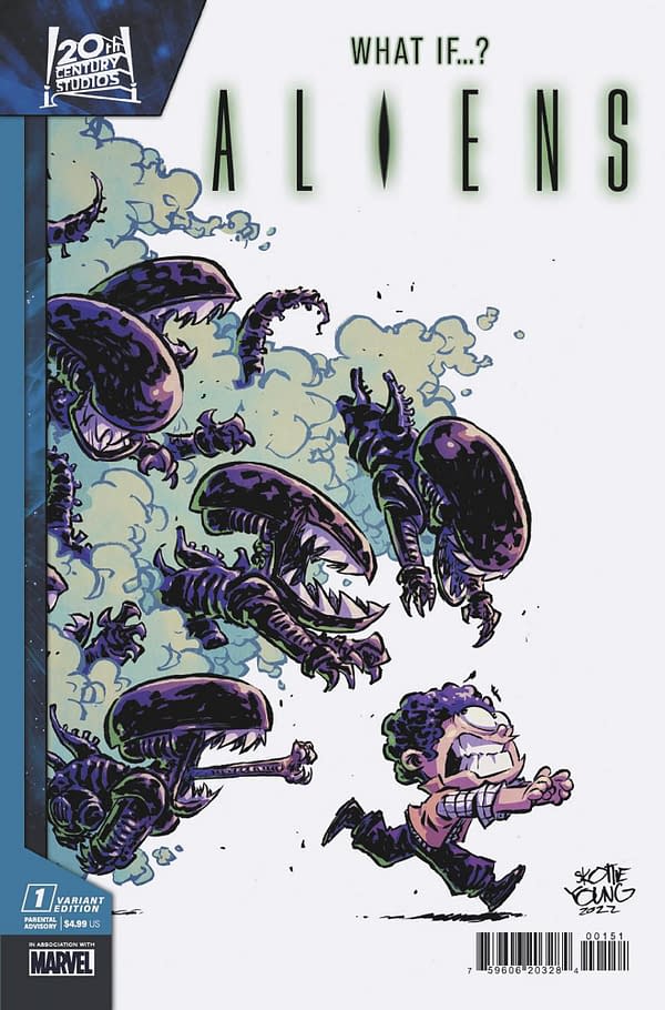Cover image for ALIENS: WHAT IF...? #1 SKOTTIE YOUNG VARIANT