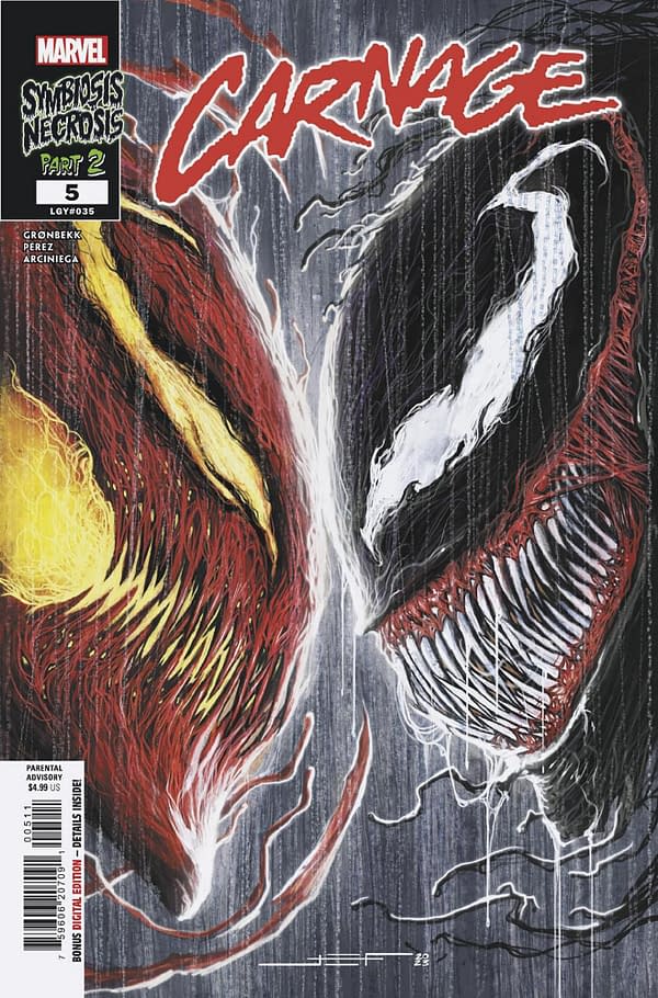 Cover image for CARNAGE #5 JUAN FERREYRA COVER