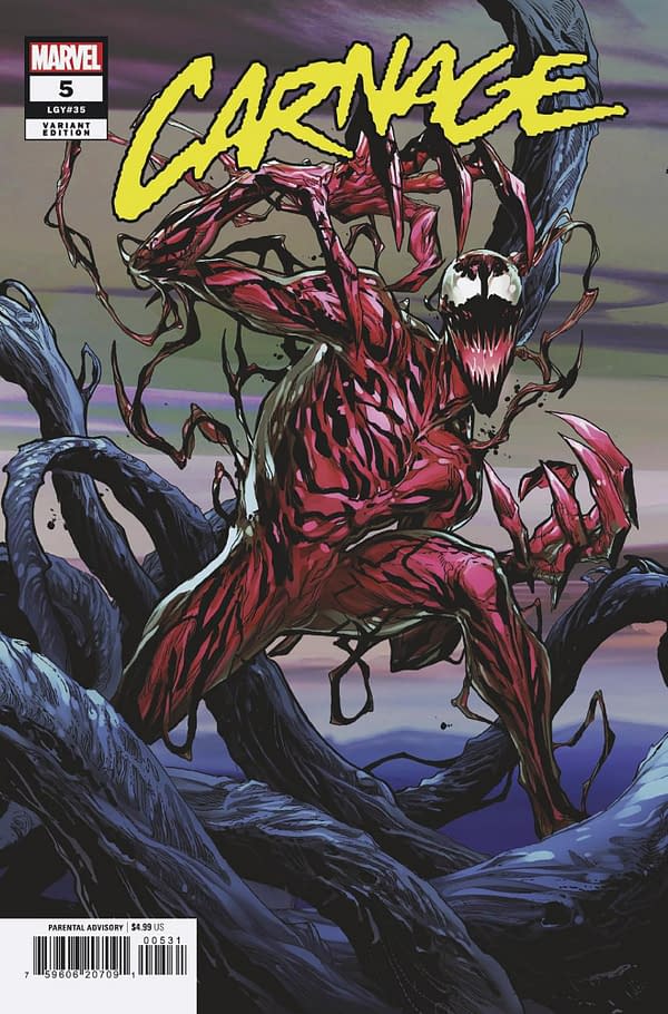 Cover image for CARNAGE #5 KEN LASHLEY CONNECTING VARIANT