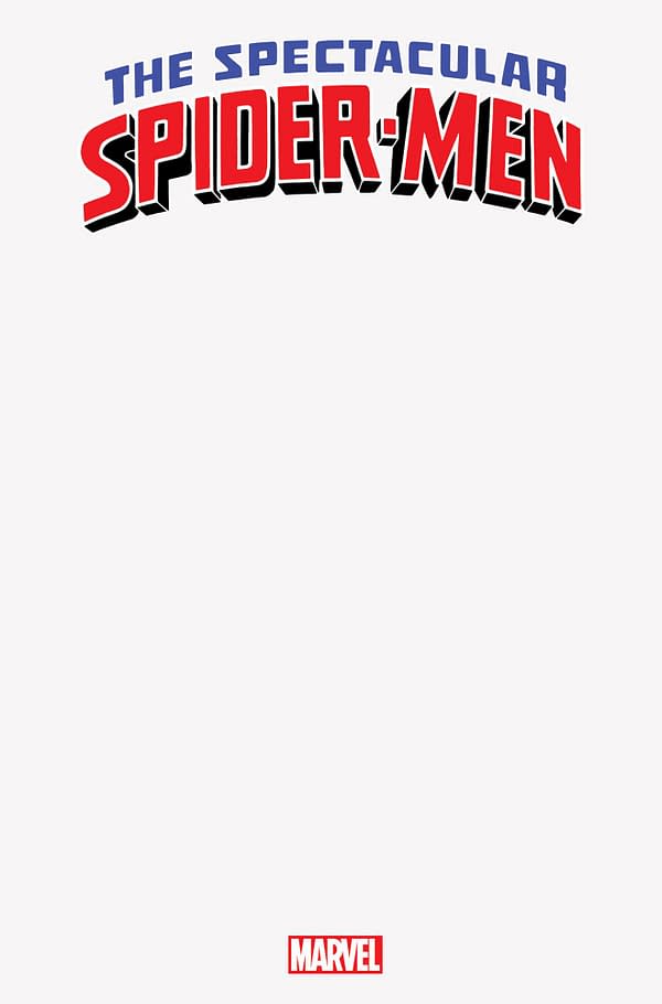 Cover image for THE SPECTACULAR SPIDER-MEN 1 BLANK COVER VARIANT