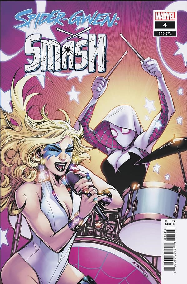 Cover image for SPIDER-GWEN: SMASH #4 EMA LUPACCHINO VARIANT