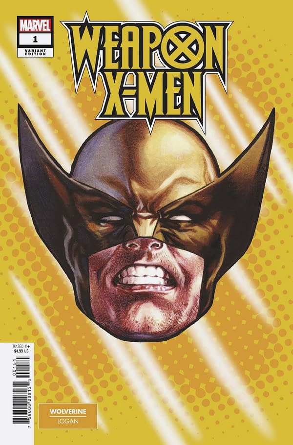 Cover image for WEAPON X-MEN #1 MARK BROOKS HEADSHOT VARIANT