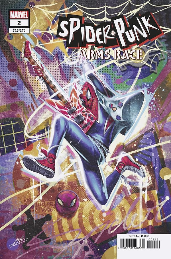 Cover image for SPIDER-PUNK: ARMS RACE #2 MATEUS MANHANINI VARIANT
