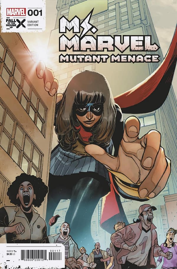 Cover image for MS. MARVEL: MUTANT MENACE #1 SARA PICHELLI VARIANT