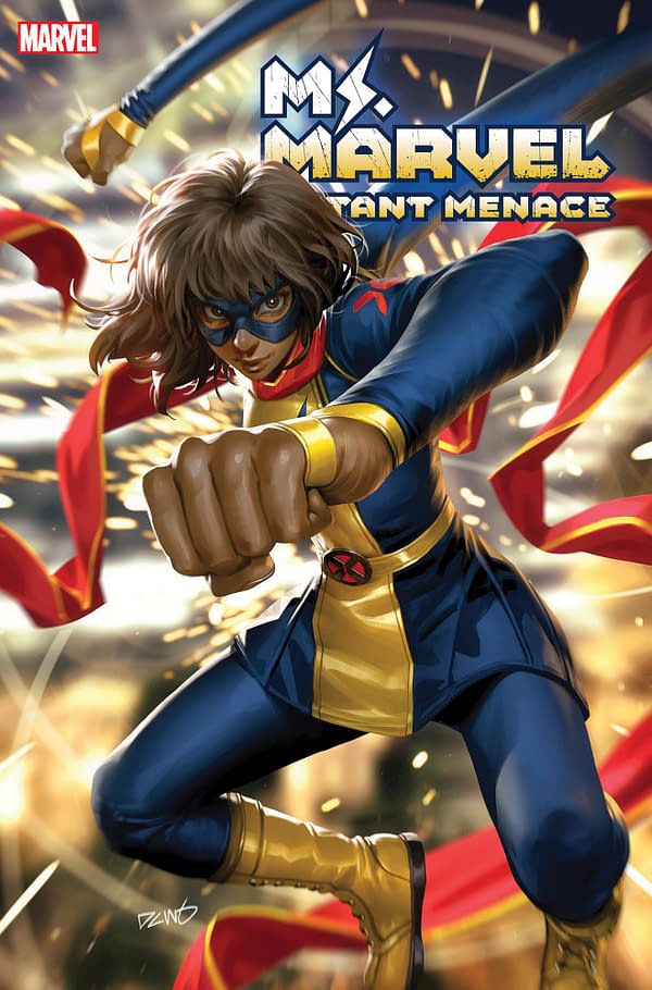 Cover image for MS. MARVEL: MUTANT MENACE #1 DERRICK CHEW MS. MARVEL VARIANT