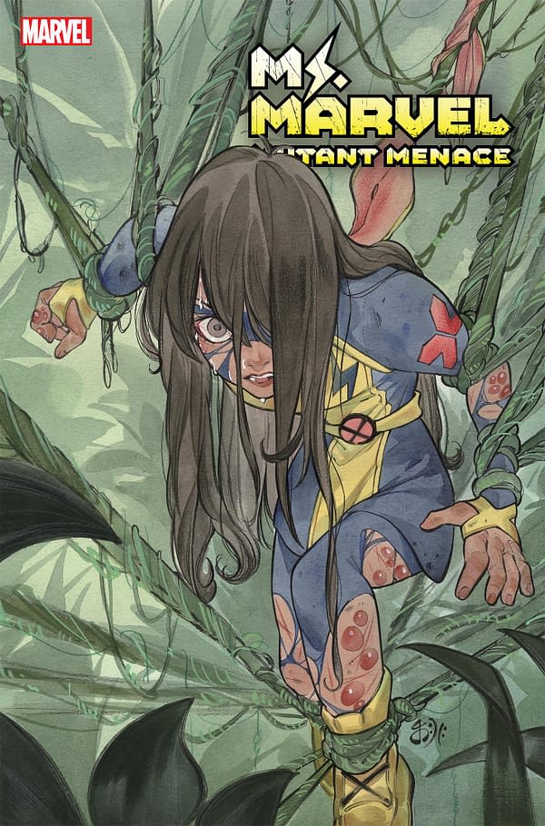 Cover image for MS. MARVEL: MUTANT MENACE #1 PEACH MOMOKO VARIANT