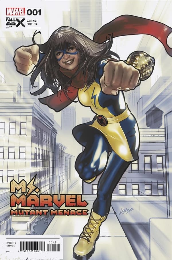 Cover image for MS. MARVEL: MUTANT MENACE #1 PABLO VILLALOBOS VARIANT