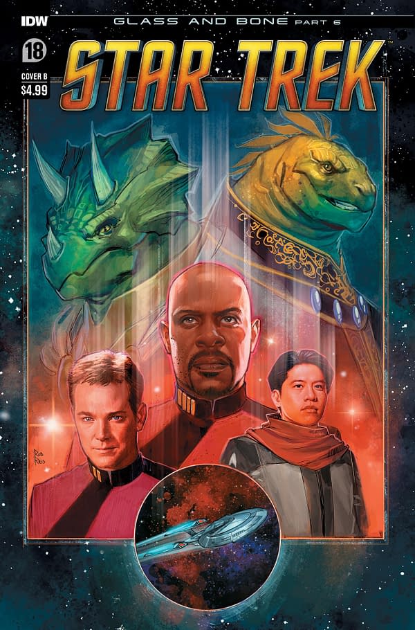 Cover image for Star Trek #18 Variant B (Reis)