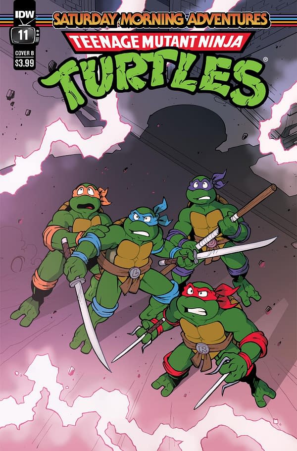 Cover image for Teenage Mutant Ninja Turtles: Saturday Morning Adventures #11 Variant B (Lawrence)