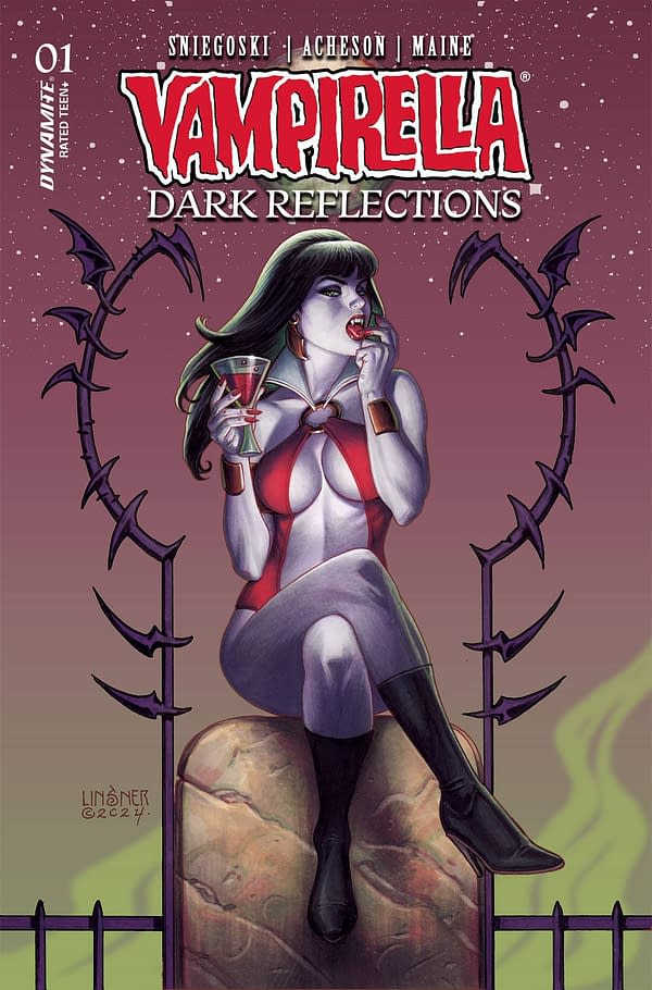 Cover image for VAMPIRELLA DARK REFLECTIONS #1 CVR C LINSNER