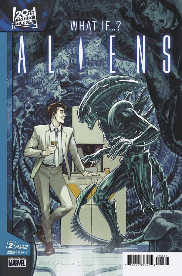 Cover image for ALIENS: WHAT IF...? #2 DAVID LOPEZ VARIANT