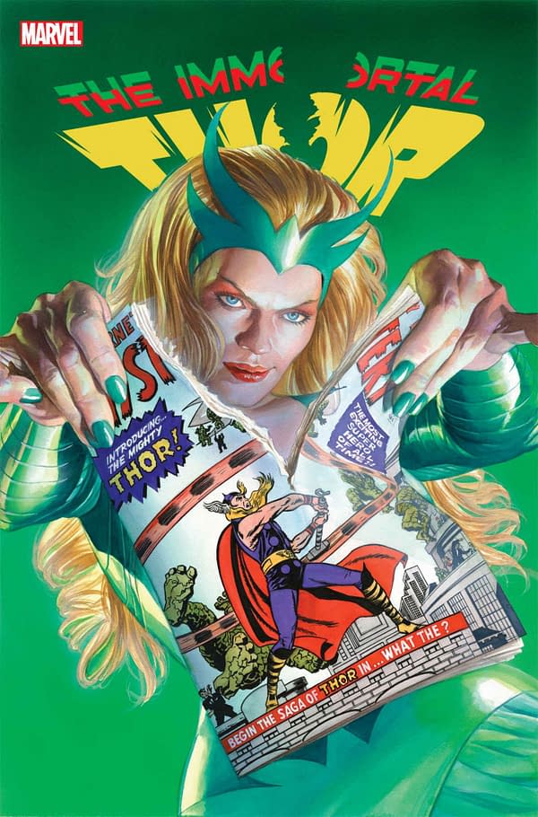 Cover image for IMMORTAL THOR #9 ALEX ROSS COVER