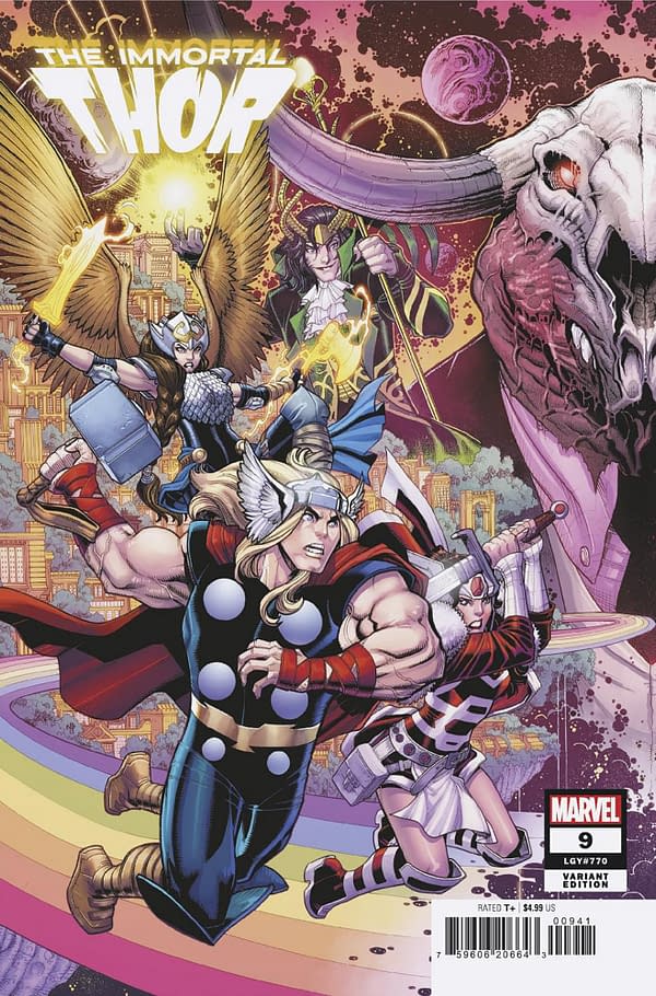 Cover image for IMMORTAL THOR #9 NICK BRADSHAW CONNECTING VARIANT