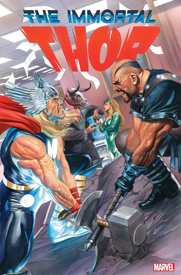 Cover image for IMMORTAL THOR #10 ALEX ROSS COVER