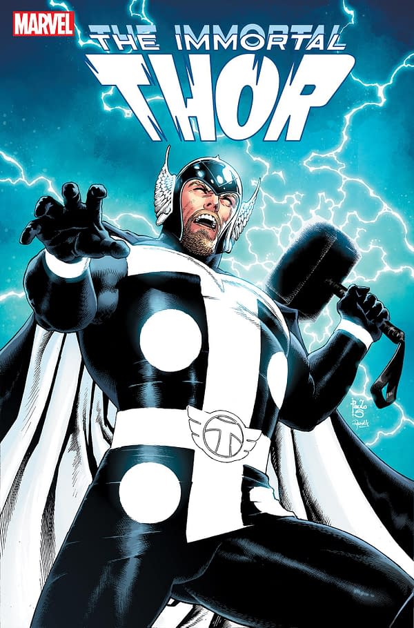 Cover image for IMMORTAL THOR #10 PAULO SIQUEIRA BLACK COSTUME VARIANT