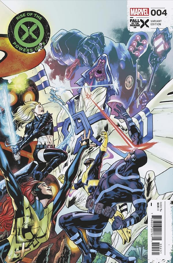 Cover image for RISE OF THE POWERS OF X #4 BRYAN HITCH CONNECTING VARIANT [FHX]