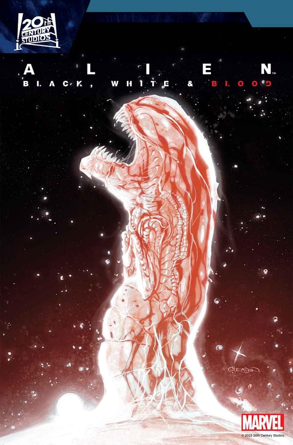 Cover image for ALIEN: BLACK WHITE AND BLOOD #3 PATRICK GLEASON COVER