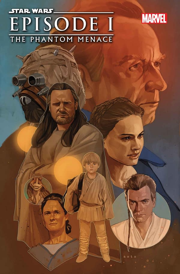 Cover image for STAR WARS: THE PHANTOM MENACE 25TH ANNIVERSARY SPECIAL #1 PHIL NOTO COVER