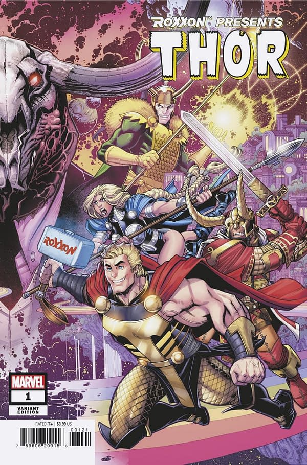Cover image for ROXXON PRESENTS: THOR #1 NICK BRADSHAW CONNECTING VARIANT