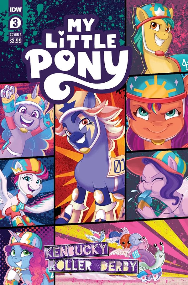 Cover image for MY LITTLE PONY: KENBUCKY ROLLER DERBY #3 BRIANNA GARCIA COVER